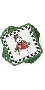 Pimpernel Black & White Collection Coasters, Set of 6 – 4