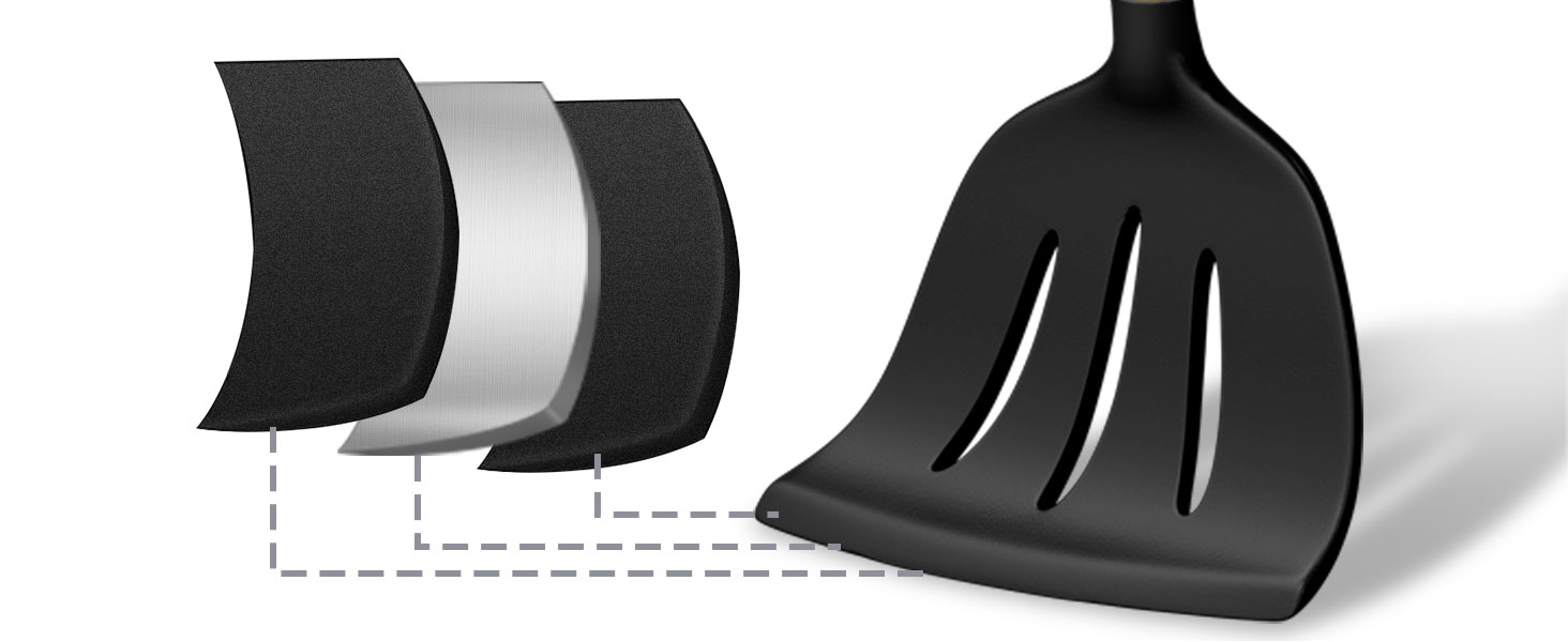 Kitchen Utensils Set- 34PCS Silicone Cooking Utensil with Holder, Umite Chef Heat Resistant Kitchen Spatula Set for Nonstick Cookware, Black Wooden Handles Kitchen Gadgets Tools Set