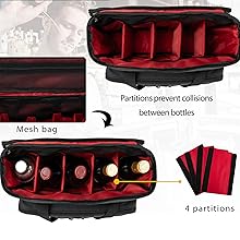Bartender Kit, 11-Piece Cocktail Shaker Set with Bartender Travel Carrying Bag