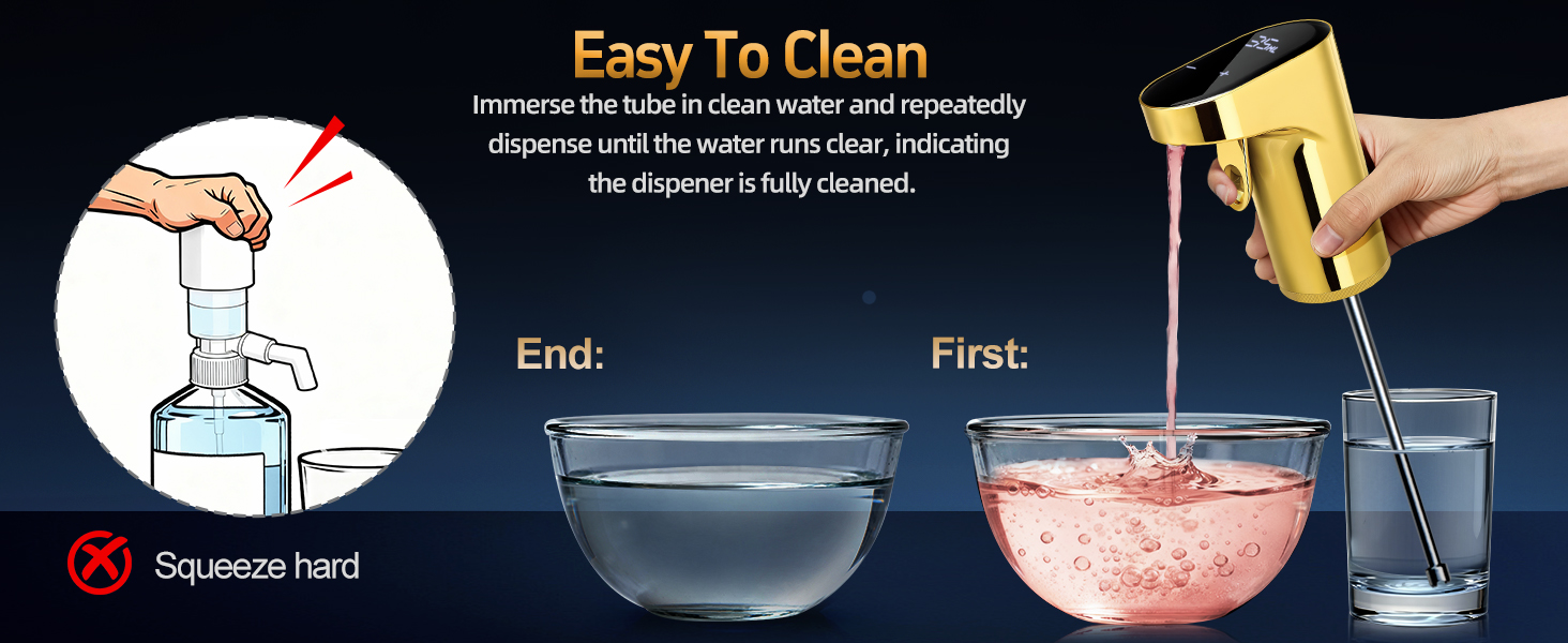 5-in-1 Electric Wine Decanter & Smart Liquor Dispenser - Easter Party Essential | Automatic Aerator with 1-999ml Precision Dosing | Easter Gift for Wine Lovers, Whiskey Enthusiasts & Hosts(Gold)