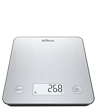 Smart Food Scale for Meal Prep – Digital Kitchen Scale with App, Calorie & Macro Tracking, Nutritional Calculator, Portion Control, Grams & Ounces, Healthy Cooking & Weight Loss