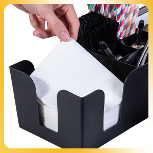 Mifoci Bartending Supplies 6 Compartments Garnish Tray with Lid Bar Caddy 3 Tier Glass Rimmer Stainless Steel Bottle Pourers Juice Pouring Cocktail Tools Plastic Serving Accessories