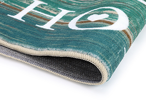 Vaukki Boho Kitchen Rug Sets 3 Pieces, Washable Kitchen Mats for Floor, Non Slip Soft Kitchen Area Rug Floor Mat for Kitchen, Laundry Room and Hallway (Teal, 20''x32''+20''x47''+20''x59'')