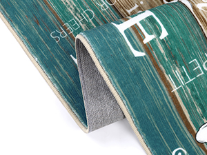 Vaukki Boho Kitchen Rug Sets 3 Pieces, Washable Kitchen Mats for Floor, Non Slip Soft Kitchen Area Rug Floor Mat for Kitchen, Laundry Room and Hallway (Teal, 20''x32''+20''x47''+20''x59'')