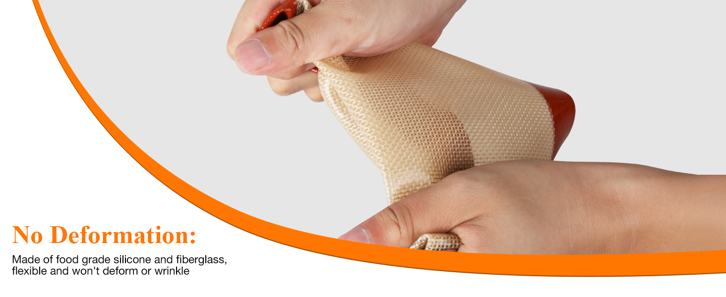 Round Silicone Baking Mats Set of 2-Silicone Mat for 8 Inch Pizza Cake Pan Air Fryer,Non-Stick Reusable Heat Resistant Baking Sheets for Bread Cookies Rolling Pie Tortilla Pastry Dough