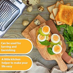 Zoe's Kitchen Good Grip Egg Slicer for Hard Boiled Eggs Heavy Duty Professional Large Aluminum Egg Slicer with Stainless Steel Wires Kitchen Aid Egg, Strawberry Slicer Hard Boiled Egg Cutter (Golden)