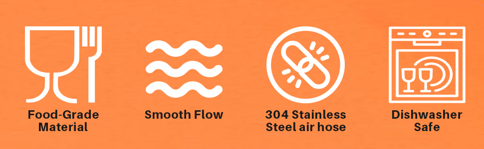 Weighted Stainless Steel Liquor Bottle Pourers: Auto Flip Spouts for Precise Pouring, Leak-Proof and Dishwasher-Safe (4pcs - Black)