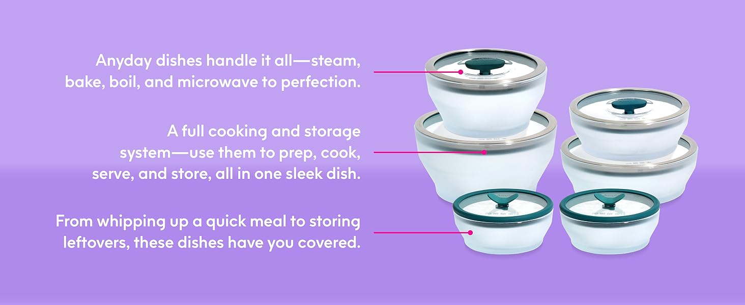 Anyday Oven Mitts with Non-Slip Silicone Grip, Set of 2 | Heat-Resistant Pot Holders with Non-Slip Liner | Universal Fit Circular Quilted and Silicone-Lined Gloves