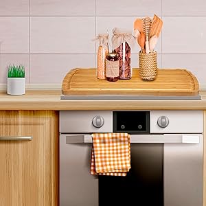 GAOMON 24 x 18 In Acacia Cutting Boardfor Kitchen, XXL Extra Large Charcuterie Cheese Platter Serving Tray, Food Prep and Serving Boards, Chopping Boards for Meal Vegetables and Cheese