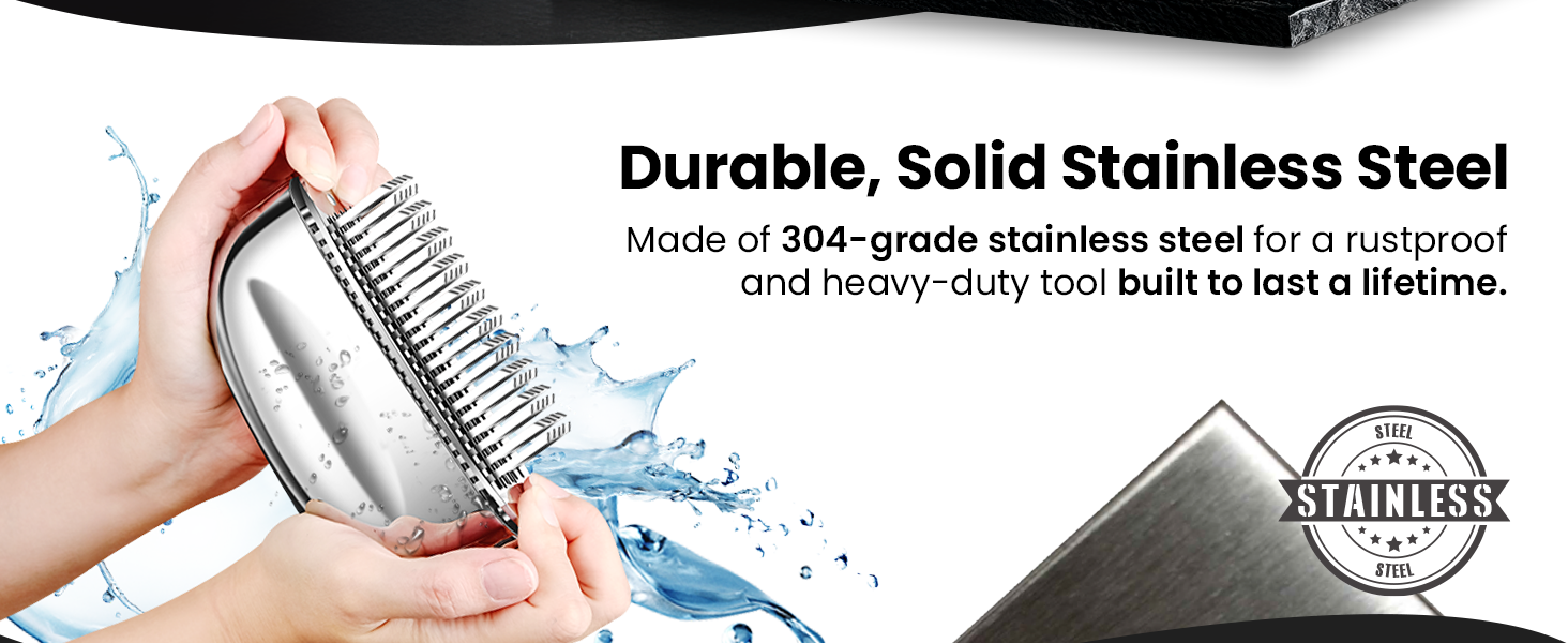 Meat Tenderizer Tool - Hand Held Blade Tenderizer for Meat - Ultra Sharp Needle Blades 100% Stainless Steel - Heavy Duty Kitchen Gadgets - Cooking Gadgets for Tenderizing Chicken, Steak, Veal, BBQ