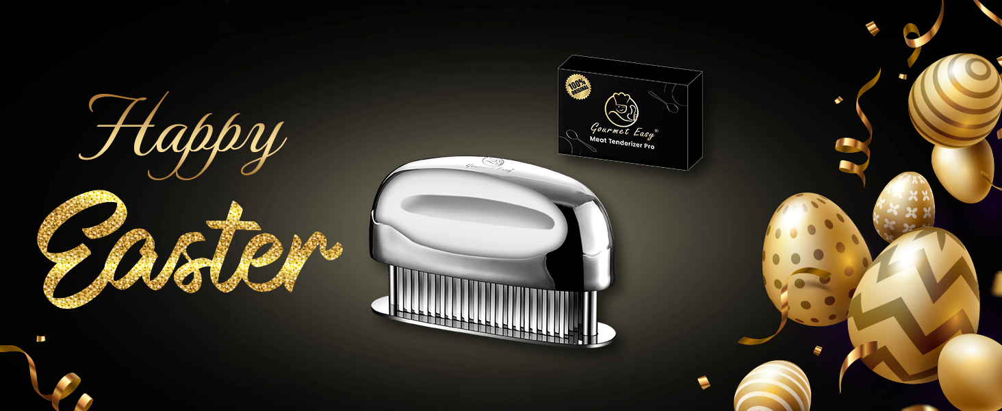 Meat Tenderizer Tool - Hand Held Blade Tenderizer for Meat - Ultra Sharp Needle Blades 100% Stainless Steel - Heavy Duty Kitchen Gadgets - Cooking Gadgets for Tenderizing Chicken, Steak, Veal, BBQ