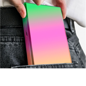 Digital Pocket Scale 300g/0.01g(10.58 oz x 0.001 oz),Rainbow Mini Scale for Food Ounces and Grams,Iridescent Plating Small Jewelry Gram Scale, Tare for Jewelry, Medicine, Coffee,Herbs,Coins