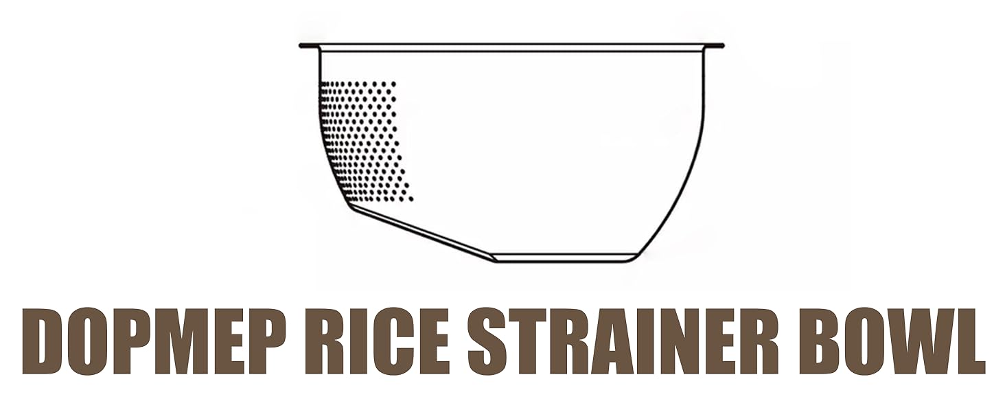 Rice Washer Strainer Bowl, Stainless Steel Quinoa Washing Bowl With Side Drainers Colander for Cleaning Rinsing Fruits, Vegetables, and Beans - Versatile Kitchen Tool