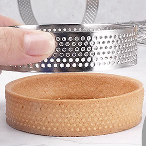12Pack Tart Rings 3.15 Inch Perforated Tart Ring Stainless Steel, Round Mousse Cake Ring Metal Pastry Mold for Baking Cooking Pastries, small fruit tartet crust 8cm