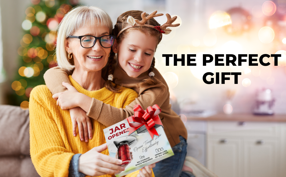 Under Cabinet Lid Jar Opener - for Weak Hands and Seniors with Arthritis - Heavy Duty, Allows to Easily Unscrew Any-Size Lid - Effortless Bottle & Can Opener for your Kitchen