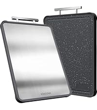 Plastic Cutting Boards for Kitchen, 3-Piece Large Cutting Board Set Dishwasher Safe Chopping Boards with Non-slip Feet and Juice Grooves, Kikcoin