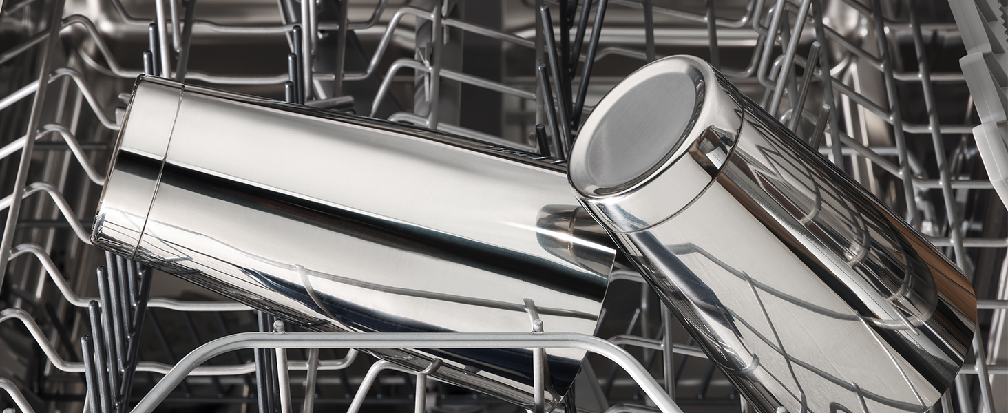 WOTOR Boston Cocktail Shaker Set, 18 oz & 28 oz Stainless Steel Weighted Shaker Tins, Metal Martini Shaker Drink Mixer for Bartending, professional Bar Tools for Bartender （Sliver）