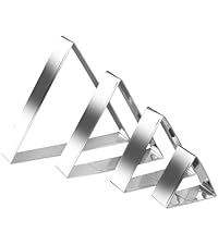 Rectangle cookie cutter ANCKNE Stainless Steel Rectangle Biscuit Molds Square Pastry Molds Fondant Cake Cookie Cutter Set 1 Inch Depth