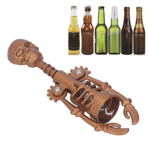 Skull Corkscrew Wine Bottle Opener Skeleton Opening Tool Metal Corkscrews Bone Wine Wine Red Wine Red Wine Wine with for Wing Corkscrews