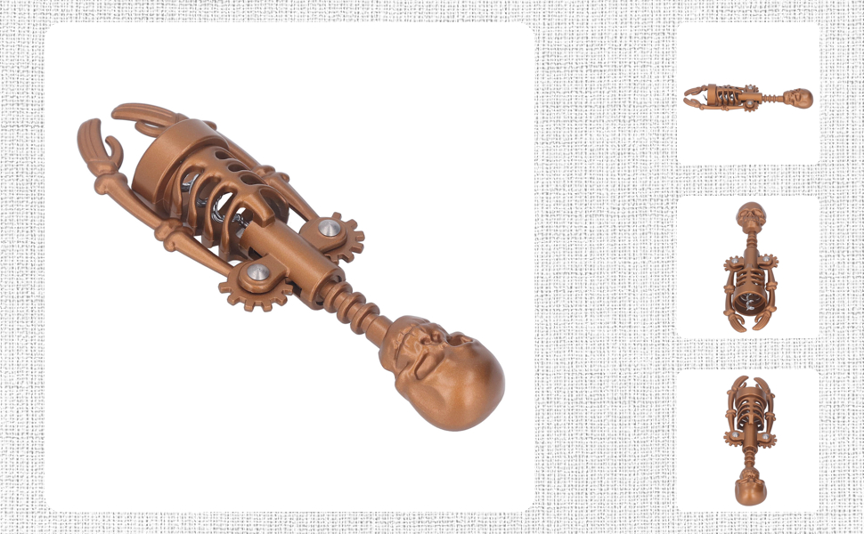 Skull Corkscrew Wine Bottle Opener Skeleton Opening Tool Metal Corkscrews Bone Wine Wine Red Wine Red Wine Wine with for Wing Corkscrews