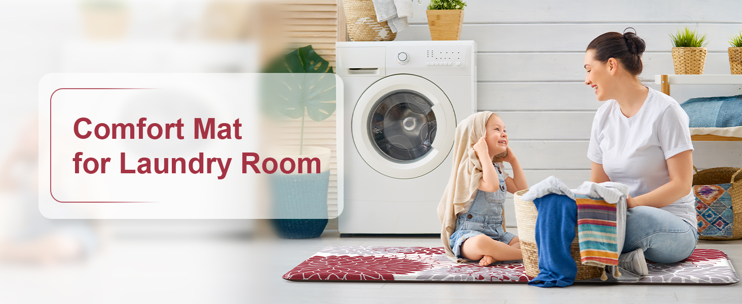 Anti Fatigue Kitchen Mats for Floor 2PCS,17