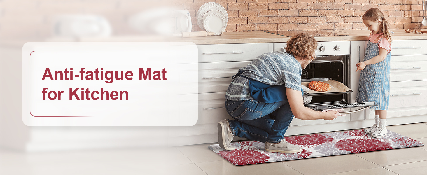 Anti Fatigue Kitchen Mats for Floor 2PCS,17