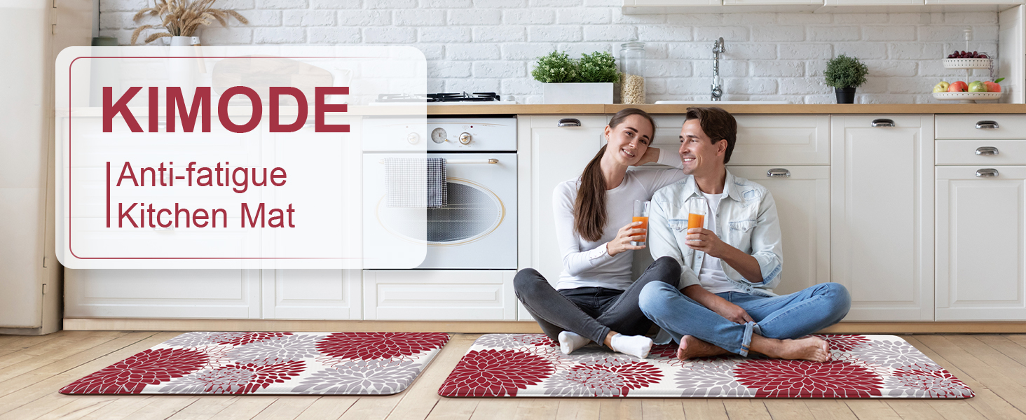 Anti Fatigue Kitchen Mats for Floor 2PCS,17