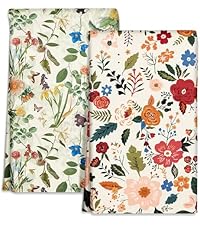 6 Pack Swedish Dishcloths for Kitchen - Reusable Dish Cloths for Washing Dishes Absorbent Cute Funny Kitchen Towels Cleaning Sponge, Floral Cat