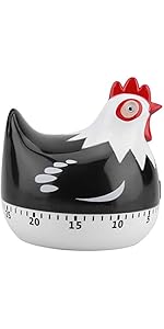 Joyzan Strawberry Shaped Timer, Cartoon Mechanical Time Reminder Cute Fruit Cooking Kitchen Baking Household Manual Precise Countdown 60 Minutes Meal Prep Wake Up Home Study Desktop Classroom