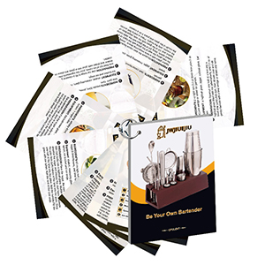 Cocktail Shaker Set Bartender Kit with Rotatble Bamboo Stand,11 Piece Bar Set Stainless Steel Bar Accessories for Drink Mixing, Bar, Home, Party (Gold)