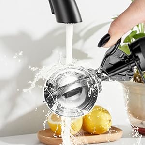 3.5 Tbsp Cookie Scoop, Ice Cream Scoop with Thumb Trigger, Cookie Dough Melon Baller Scoop 55 mm, Comfortable Grip, Non-Slip, 50 ML