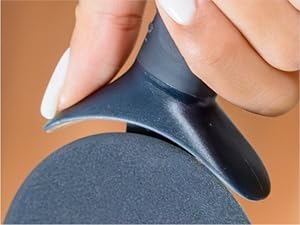 Deiss Lux Heavy Duty Pizza Cutter With Wheel Slicer- Stainless Steel Sharp Smooth Pizza Cutter Wheel With Easy Grip Non-Slip Handle, Dishwasher Safe (BLACK)