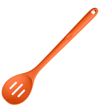 Silicone Kitchen Cooking Utensil Set: U-Taste 600ºF Heat Resistant 13.6in Extra Long Kitchen Tools, Food-Grade Non-Stick Spatula Turner Spoon Ladle for Stir Frying, Serving, Mixing (5 Pieces, Orange)