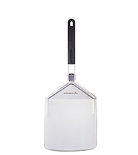 KitchenStar Perforated Pizza Peel 12 inch with 10 inch Folding Handle, Medium - Stainless Steel Spatula Paddle for Effortless Pizza Transfer & Easy Storrage - Outdoor Pizza Oven Accessories