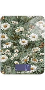 Food Scale Kitchen Scale Food Scales Digital Weight Grams and Ounces Small Electronic Food Scale for Baking Cooking Checkered Black White