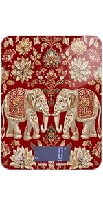 Food Scale Kitchen Scale Food Scales Digital Weight Grams and Ounces Small Electronic Food Scale for Baking Cooking Checkered Black White