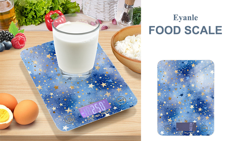 Food Scale Kitchen Scale Food Scales Digital Weight Grams and Ounces Small Electronic Food Scale for Baking Cooking Checkered Black White