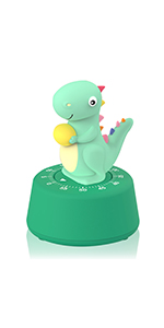 60 Minutes Mechanical Kitchen Timer,Cute Dinosaur Timer for Kids,Wind Up Egg Timer for Cooking,Reading,Classroom and Do Sports. (Sky Blue)