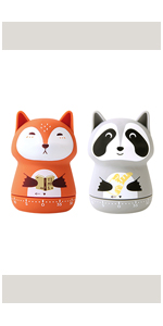 60 Minutes Mechanical Kitchen Timer,Cute Dinosaur Timer for Kids,Wind Up Egg Timer for Cooking,Reading,Classroom and Do Sports. (Sky Blue)