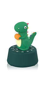 60 Minutes Mechanical Kitchen Timer,Cute Dinosaur Timer for Kids,Wind Up Egg Timer for Cooking,Reading,Classroom and Do Sports. (Sky Blue)