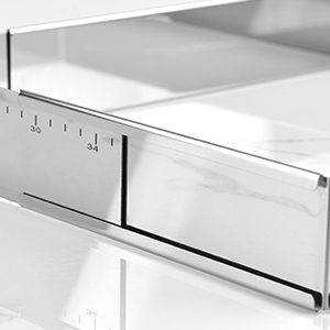 Guowall Extensible Stainless Steel Square Cake Mold Heavy Duty Adjustable Mousse Ring Rectangle Shaped Detachable Mousse Cake Cutter, Pastry DIY Baking Tool - 10 * 7in