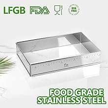 Guowall Extensible Stainless Steel Square Cake Mold Heavy Duty Adjustable Mousse Ring Rectangle Shaped Detachable Mousse Cake Cutter, Pastry DIY Baking Tool - 10 * 7in