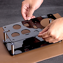 Cocktail Shaker Set Bartender Kit : 15-Piece Bar Tool Set with Acrylic Stand Bars Set with All Practical Bar Accessories, for Drink Mixing, Bar, Home, Lounge & Party, Silver