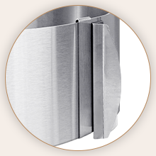 Hushee 2 Pcs 6 to 12 Inch Cake Ring 5.9 Inch High Adjustable Cake Mold Baking Rings Kit Round Stainless Steel Decorating Bakeware Tools with Scaling for Mousse Baking Dessert Making