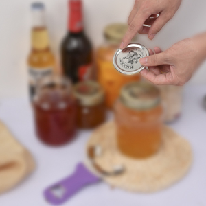 CYDW Mason Jar Opener Tool with No Lid Dents or Damage, Can Opener Manual Multi-Purpose, Easy Twist Manual Handheld Top Remover Utensil, Canning Supplies Tools and Bottle Opener, Made For Lifetime