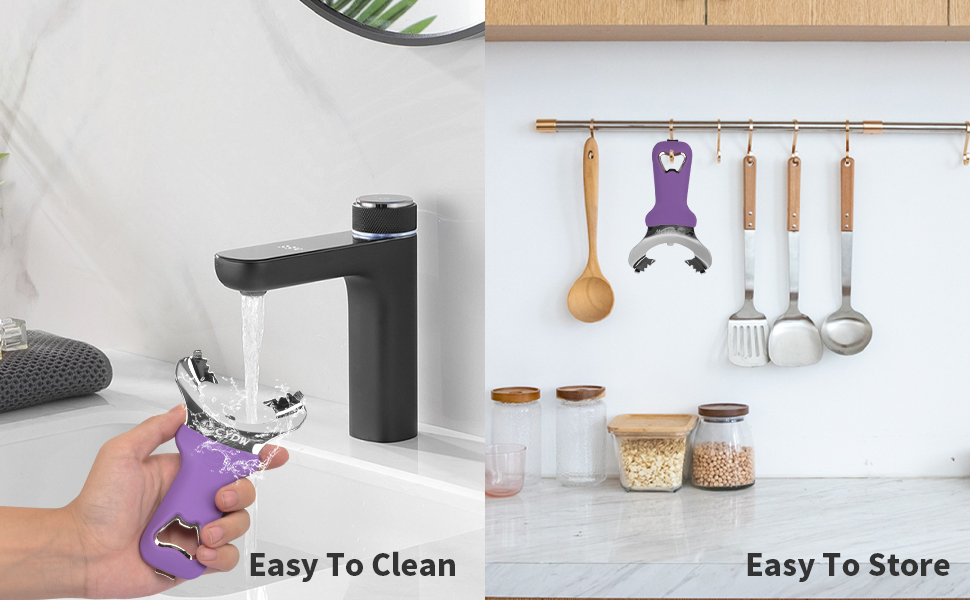 CYDW Mason Jar Opener Tool with No Lid Dents or Damage, Can Opener Manual Multi-Purpose, Easy Twist Manual Handheld Top Remover Utensil, Canning Supplies Tools and Bottle Opener, Made For Lifetime