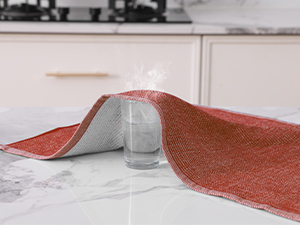 Homaxy Premium Kitchen Towels(18”x 28”, 6 Pack), Large Cotton Kitchen Hand Towels, Flat and Terry Dish Towels, 380 GSM Highly Absorbent Tea Towel Set with Hanging Loop, Grey