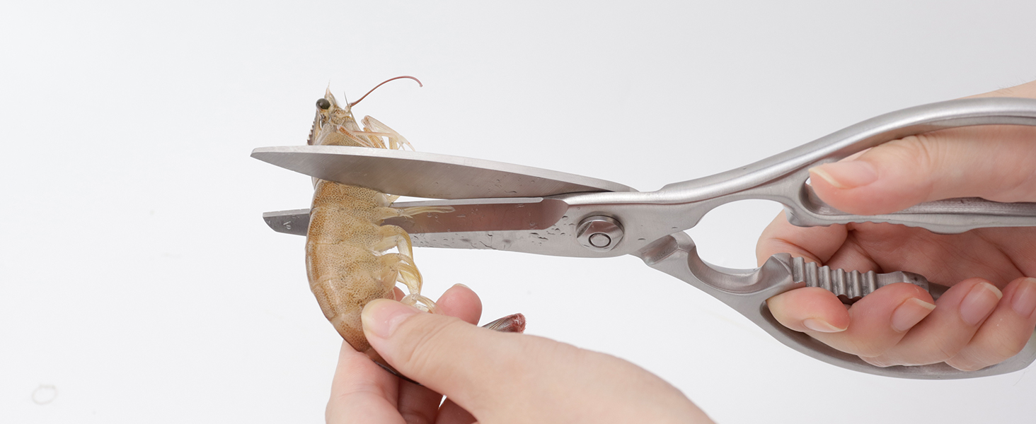 Kitchen Scissors, Forged Stainless Steel Heavy Duty Kitchen Shears, Dishwasher Safe Cooking Scissors for Meat, Poultry & Vegetables