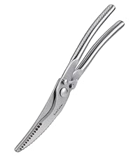 Kitchen Scissors, Forged Stainless Steel Heavy Duty Kitchen Shears, Dishwasher Safe Cooking Scissors for Meat, Poultry & Vegetables