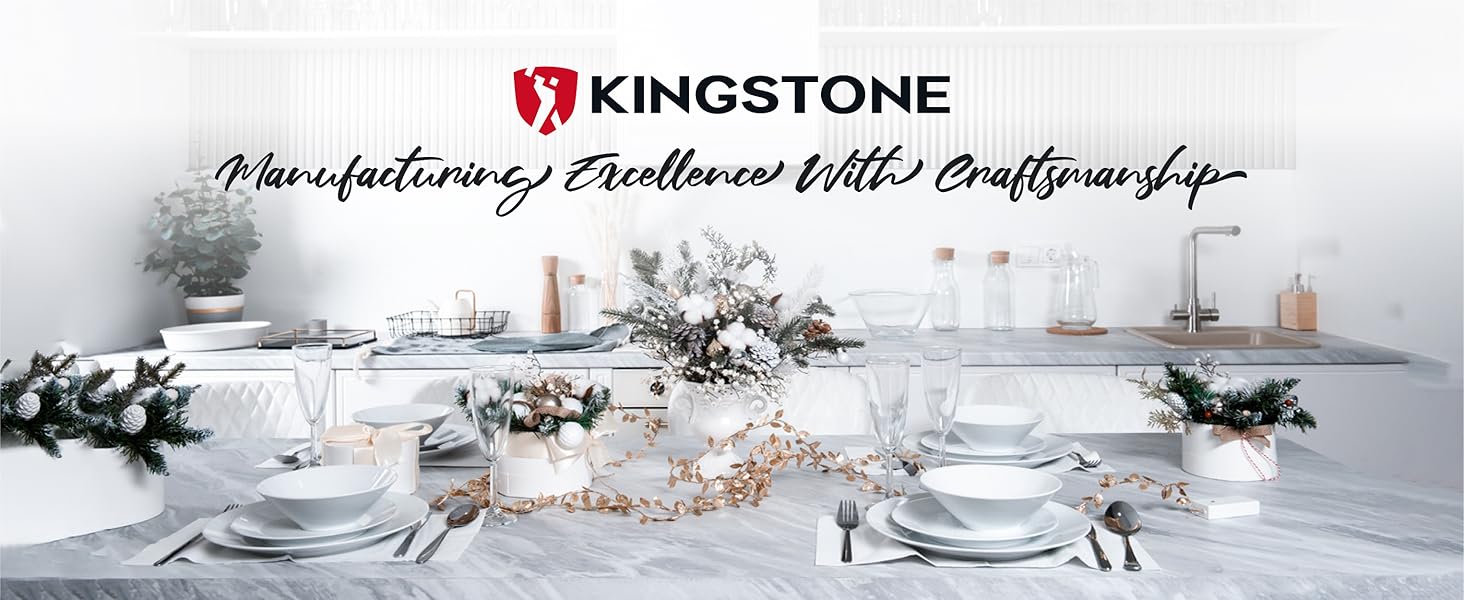 KINGSTONE Serving Tongs 4 Piece,18/10 Stainless Steel 10.62inch Kitchen Tongs For Serving Food,Buffet, Wedding, Party Catering, Food Salad/Cake/Bread, BBQ with Locking